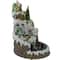 17" White LED Lighted & Animated Christmas Village with Moving Train